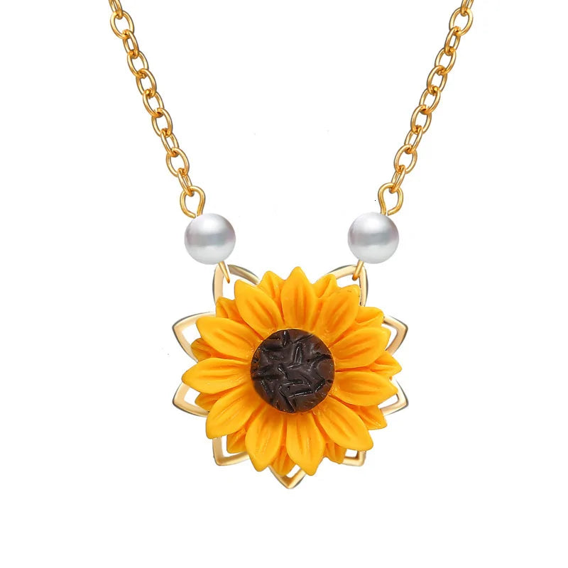 Sunflower - You Are My Sunshine Necklace