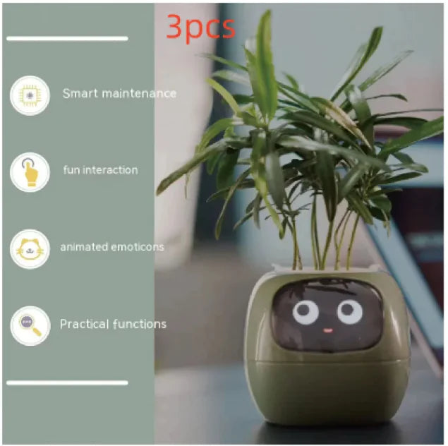 SmartGrow Planter – AI Expressions & Sensors