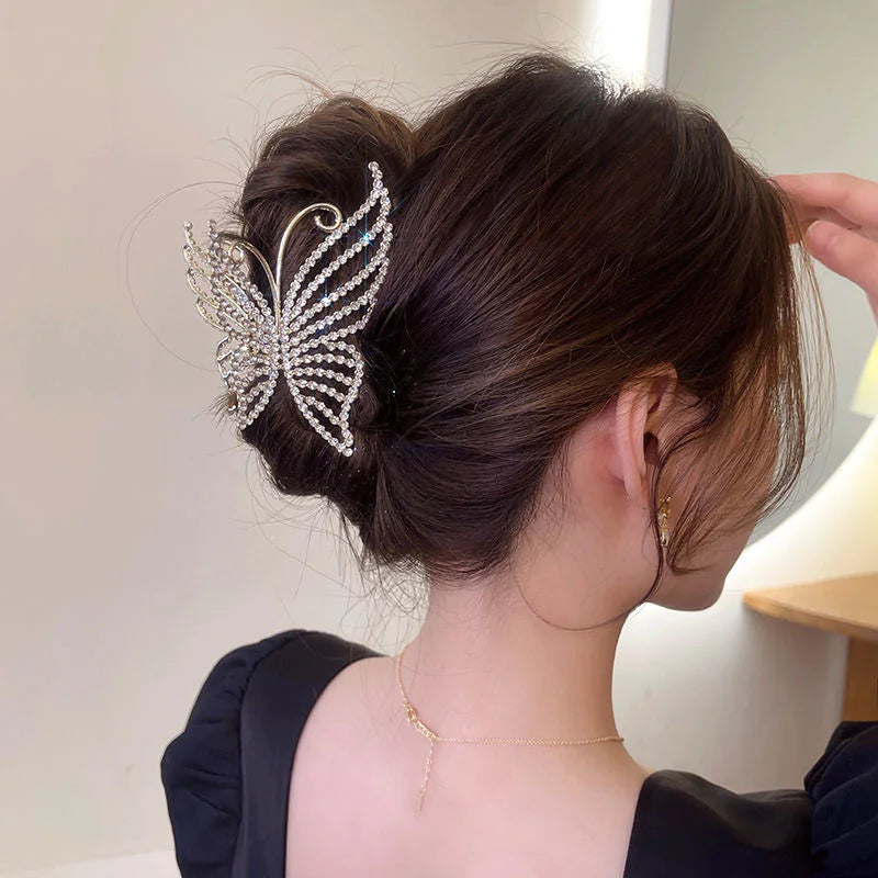 Pearl Butterfly Hair Clip