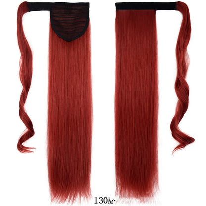 Synthetic Long Straight Wrap Around Hair Extension