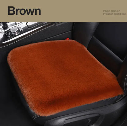 Car Seat Winter Plush Cushion