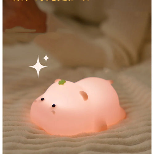 Hippo Silicone Night Light