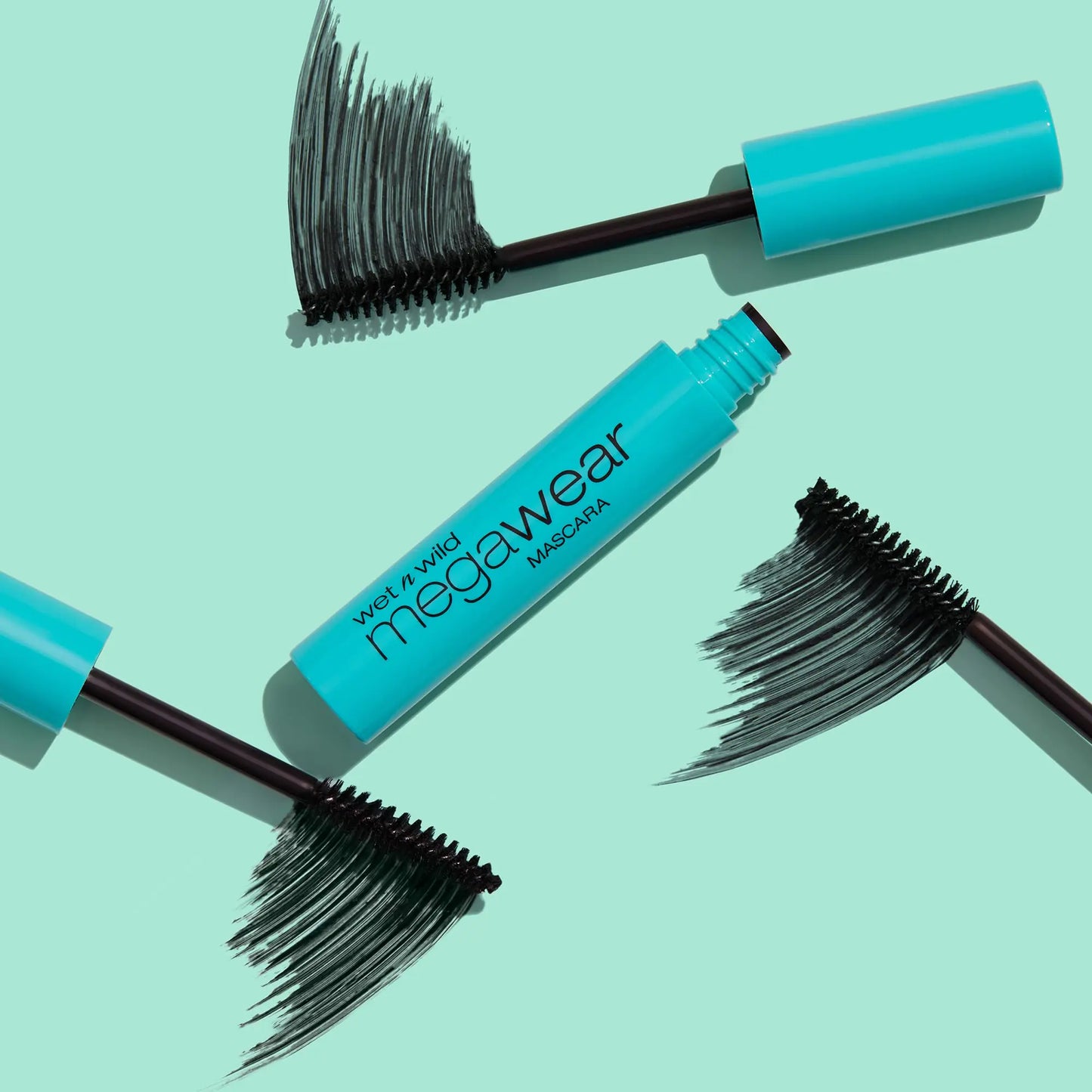 wet n wild Enhance and Define Megawear Mascara, Gentle Gel Volumizing Formula that Promotes Full & Healthy Lashes, Enriched with Soy Protein & Panthenol, Cruelty-Free & Vegan - Black