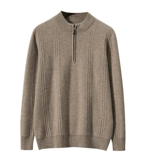 Men's Classic Knit Half-Zip Sweater