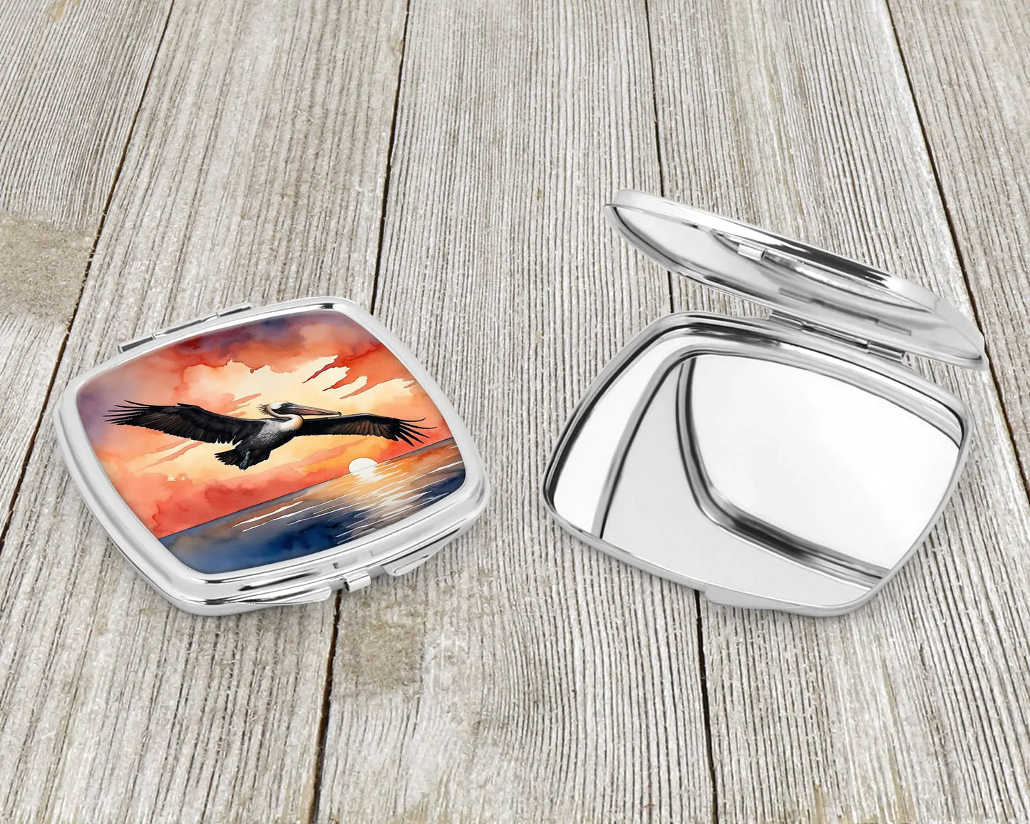 Pelican Fiery Sunset Compact Mirror