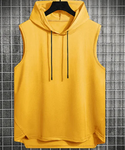 Men's Hong Kong Style Casual Hoodie Vest