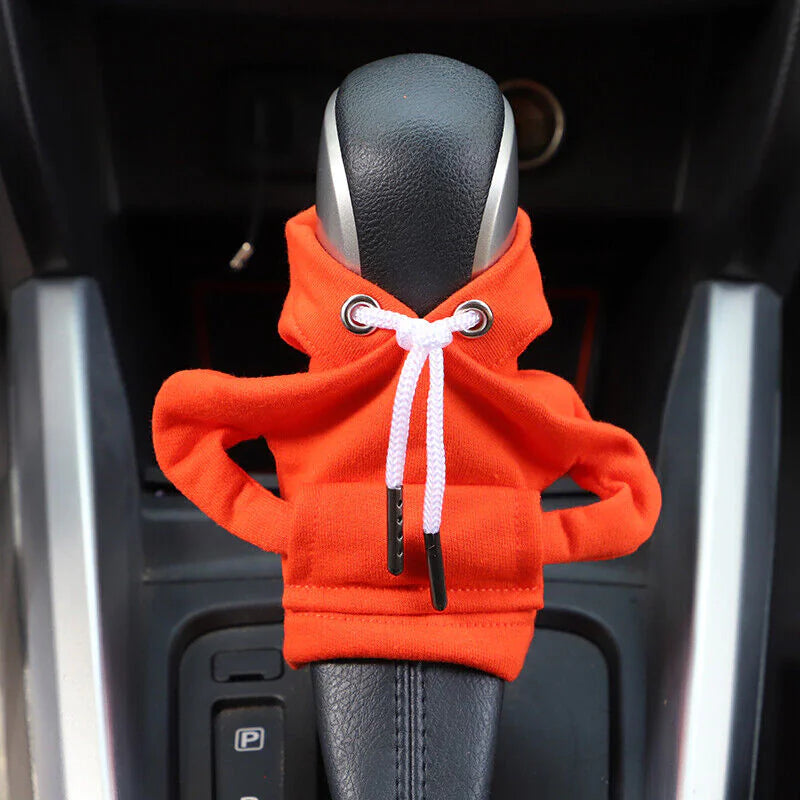 Car Gear Shift Cover Mini Hoodie Gear Shift Cover for Car Shifter Interior Trim