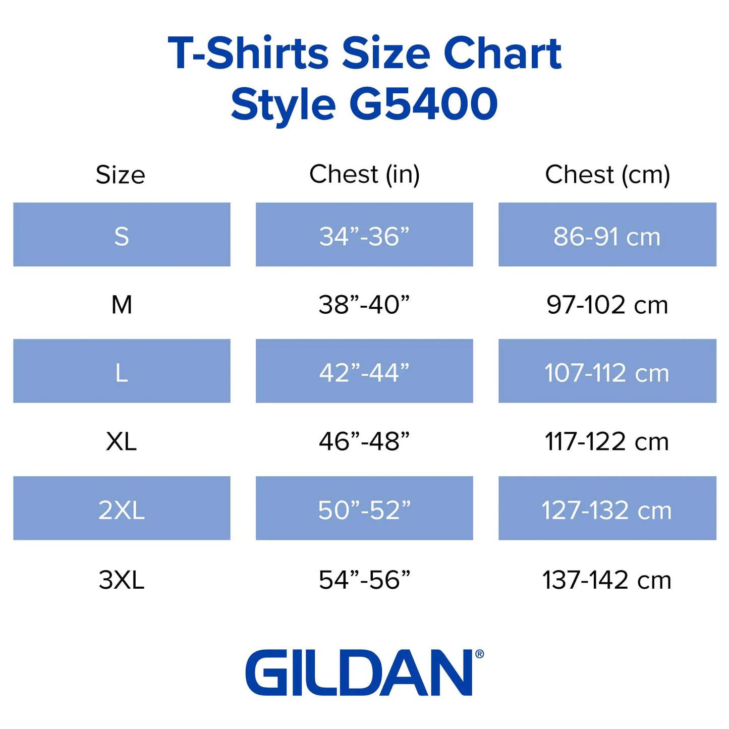 Gildan Adult Heavy Cotton Long Sleeve T-Shirt, Style G5400, 2-Pack Large Royal