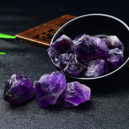 Natural White Purple Citrine Rough Stones