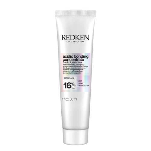 REDKEN Bonding Hair Mask for Dry, Damaged Hair Repair | Acidic Bonding Concentrate | Hydrating 5 Minute Liquid Hair Mask | For All Hair Types 1.01 Fl Oz (Pack of 1)