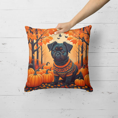 Affenpinscher Fall Throw Pillow