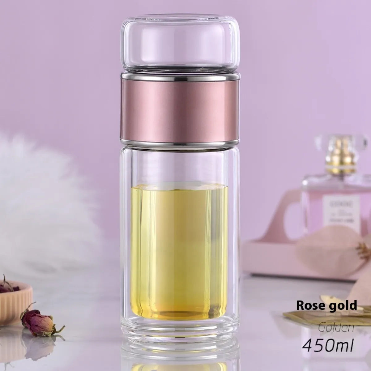 Double-Layer Glass Tea Cup