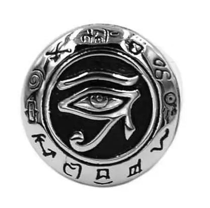 Egyptian Amulet Ring Stainless Steel