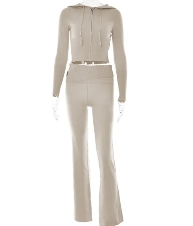 Women's Leisure Hoodie Suit