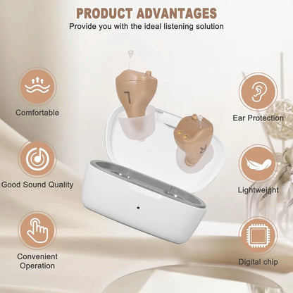 Portable In-Ear Hearing Aid Amplifier