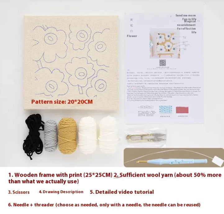 Punch Needle Embroidery Kit with Materials