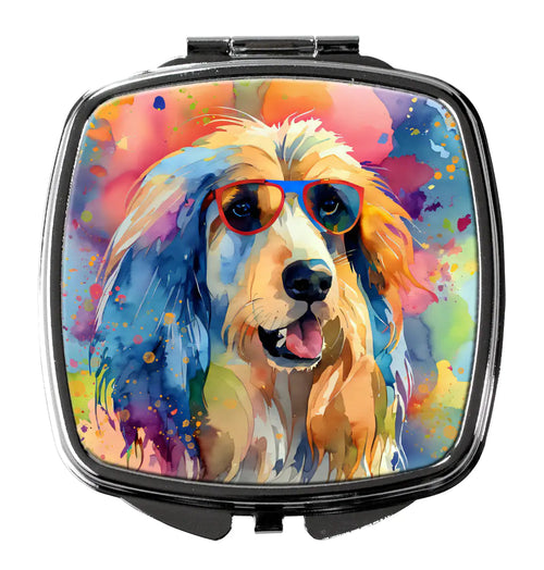 Afghan Hound Hippie Dawg Compact Mirror