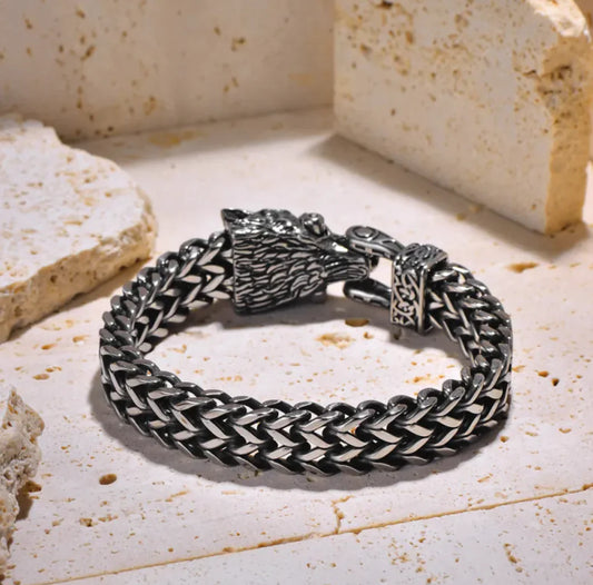 Titanium Viking Punk Bracelet