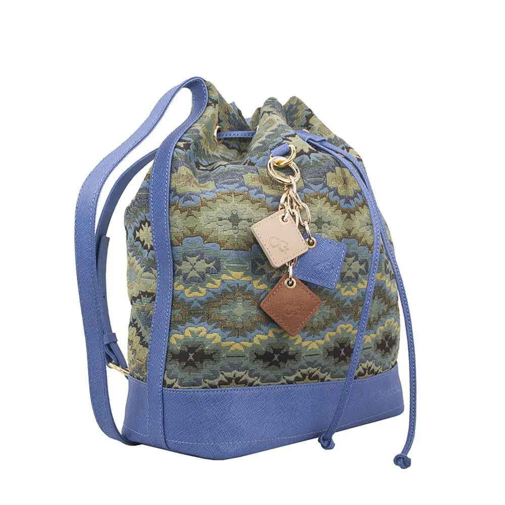 LOLA Pull Bag- Ocean Blue