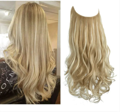 Long Curly High-Temperature Fiber Wig Set