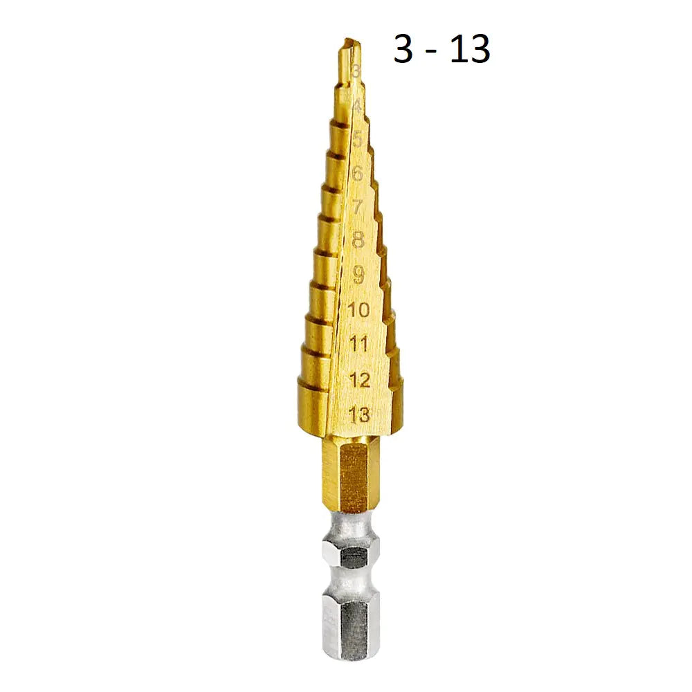 Stahl-Titanium Stufenbohrer