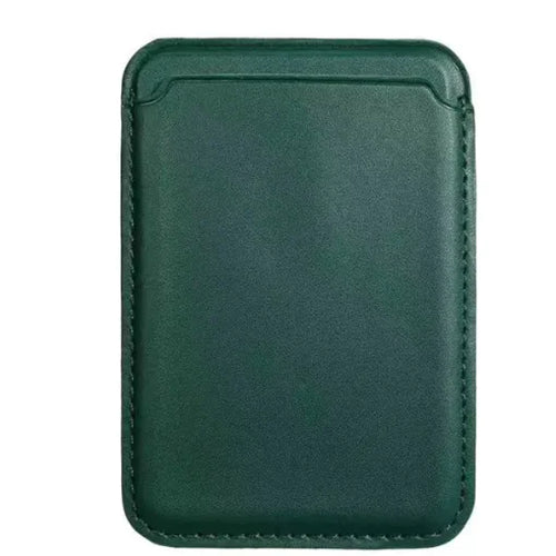 MagSafe Leather Card Case - Compatible with Apple, Magnetic Back Protective Case