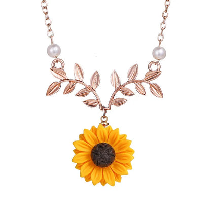 Sunflower - You Are My Sunshine Necklace