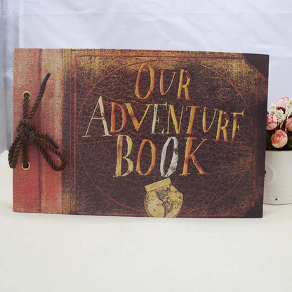 Adventure DIY Vintage Kraft Paper Scrapbook Photo Album