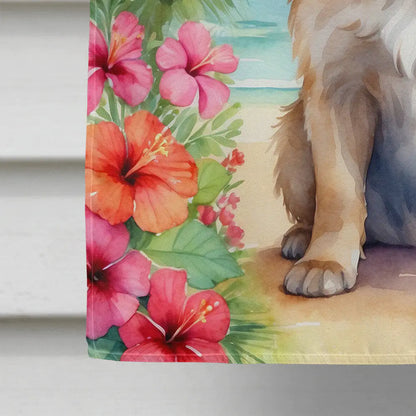 Cairn Terrier Luau House Flag