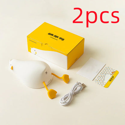 Lie-Flat Duck Silicone Night Light