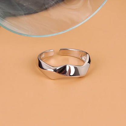 Irregular Geometric Adjustable Rings Set