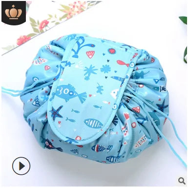 Cosmetic Bag Professional Drawstring Makeup Case