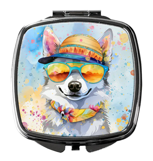 Alaskan Klee Kai Hippie Dawg Compact Mirror