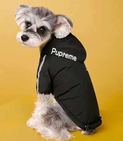 Winter Dog Jacket with Plus Velvet Lining