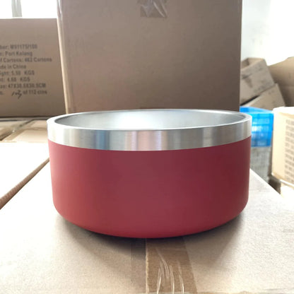 Stainless Steel Dog Bowl Upright Dog Bowl