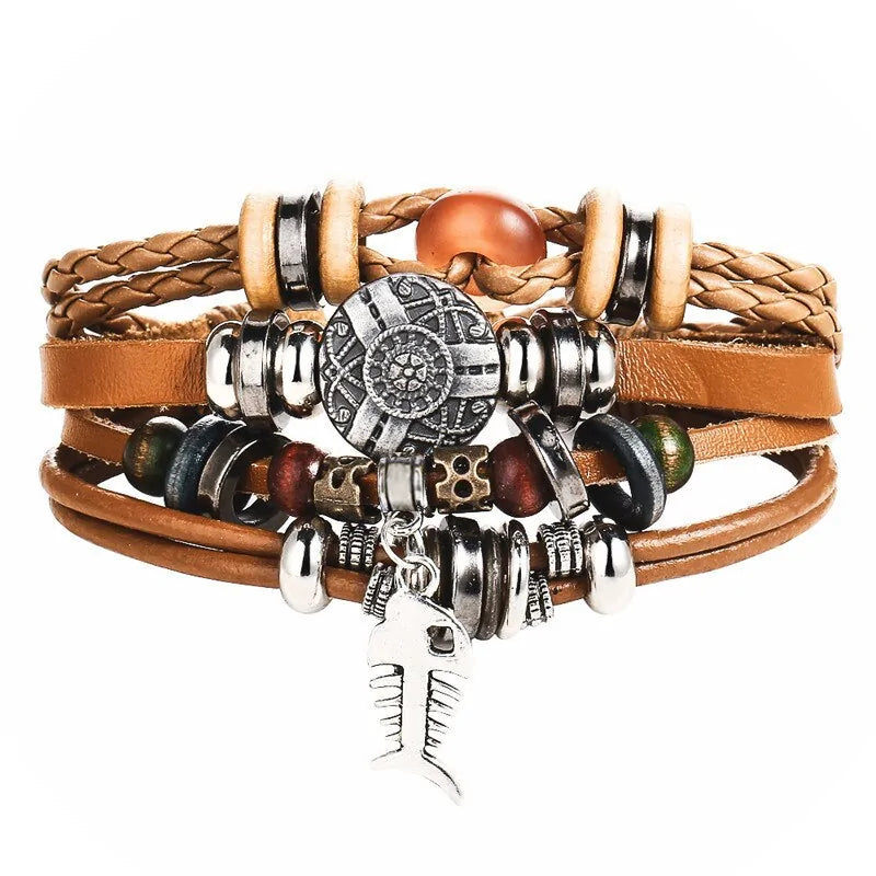 Multilayer Leather Bracelet