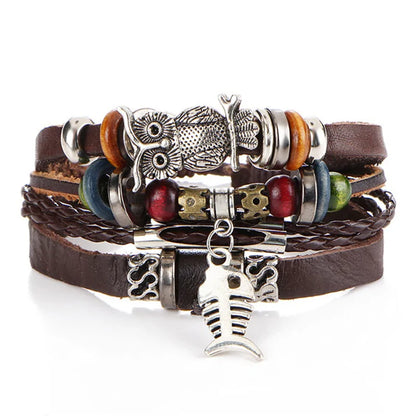 Multilayer Leather Bracelet