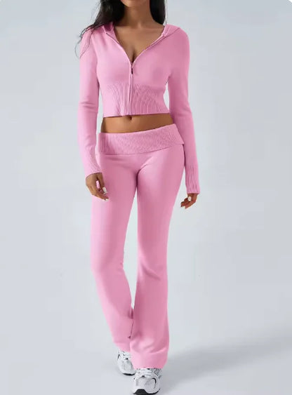 Women's Leisure Hoodie Suit