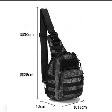 Militärstil Outdoor Kompakter Sling-Rucksack