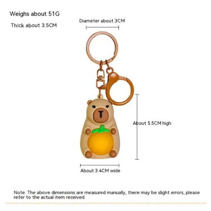 Capybara Keychain