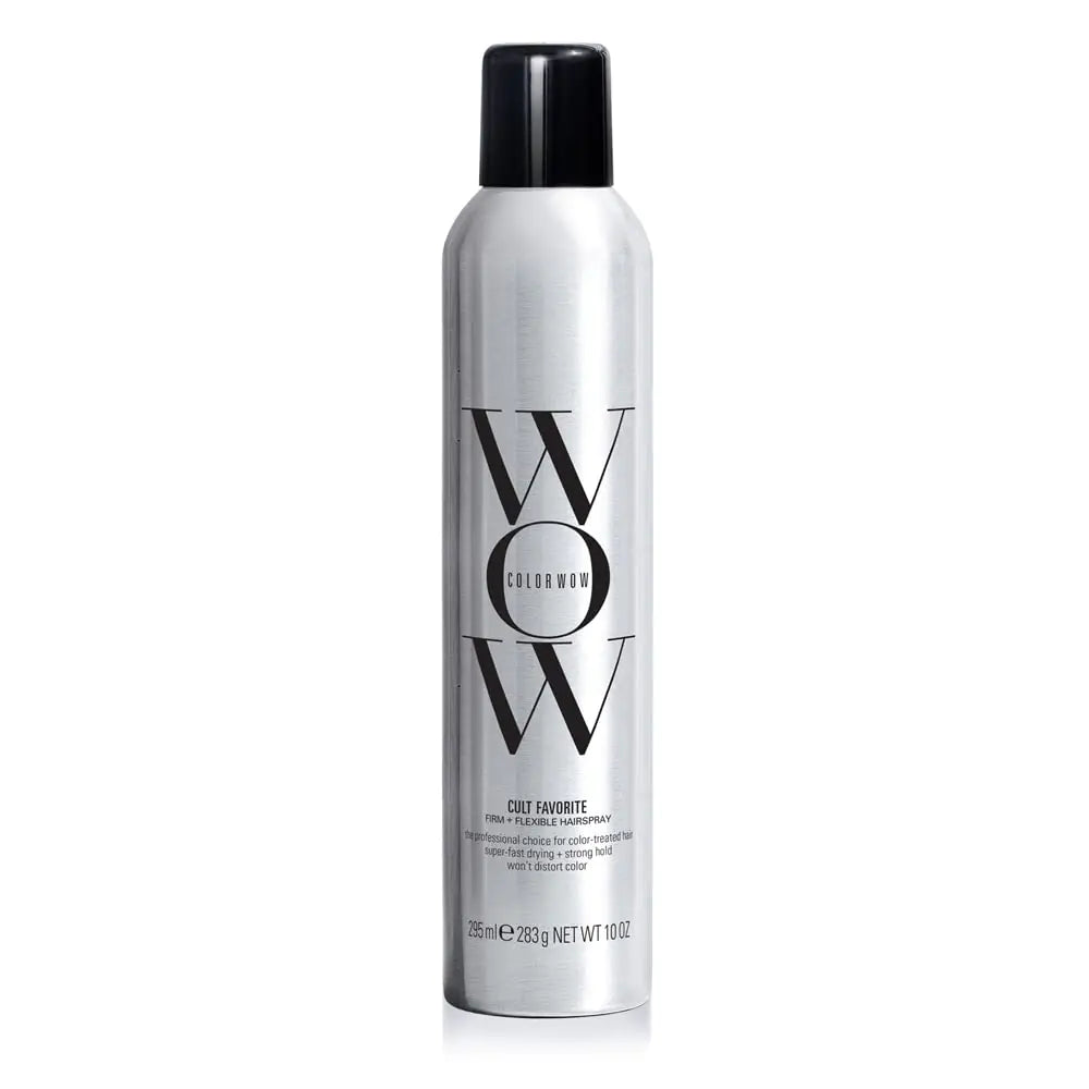 COLOR WOW Cult Favorite Firm + Flexible Hairspray – Lightweight spray with all day hold | Humidity resistance | Heat + UV protection | non stiff, non sticky | Brushable | Non yellowing