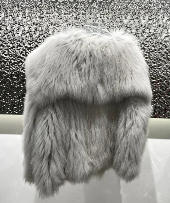 Women's Fur Young Coat Lapel