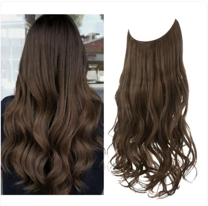 Long Curly High-Temperature Fiber Wig Set