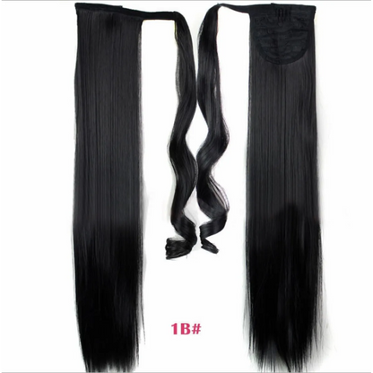 Synthetic Long Straight Wrap Around Hair Extension