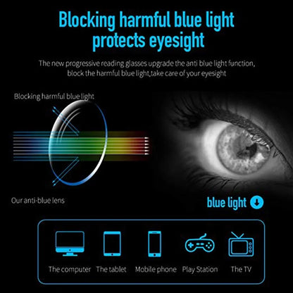 Folding Anti-Blue Light Reading Glasses