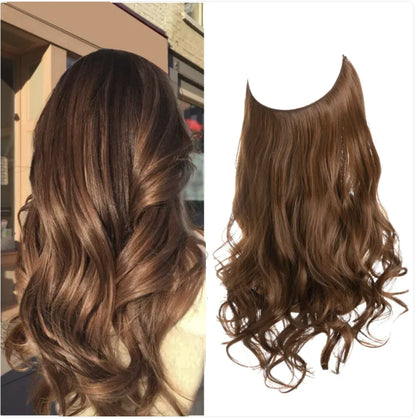 Long Curly High-Temperature Fiber Wig Set