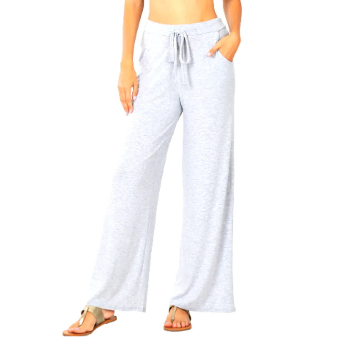 Drawstring Comfy Pants -Navy