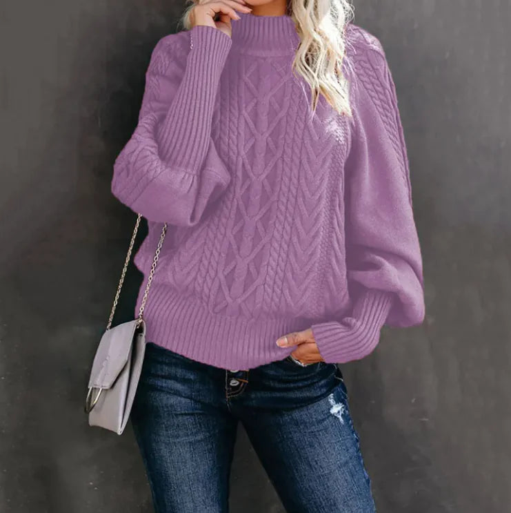 Women's New Style Medium Neck Sweater