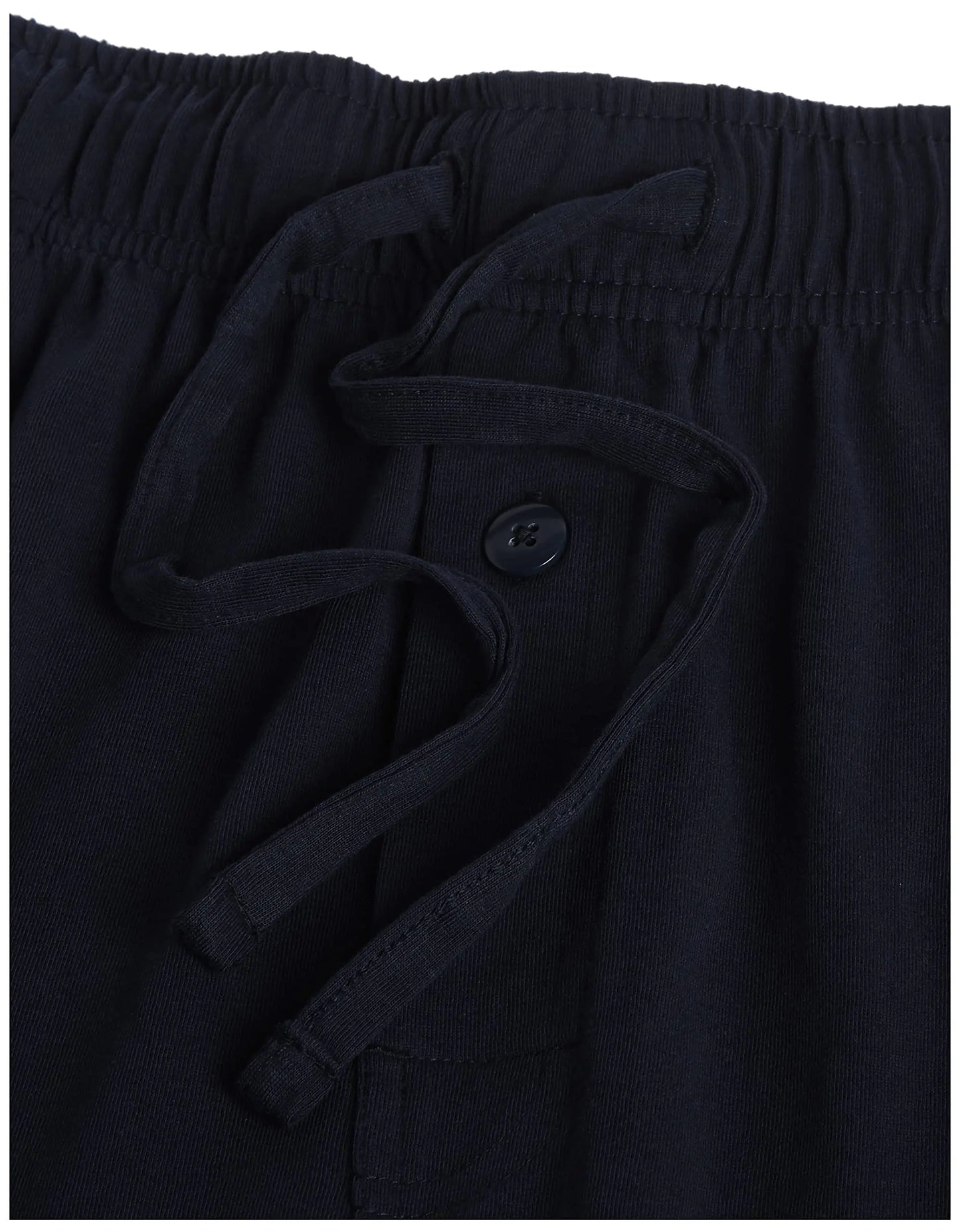 Fruit of the Loom Men's Extended Sizes Jersey Knit Sleep Pajama Lounge Pant (1 & 2 Packs) 5X Black/Navy (2-pack)