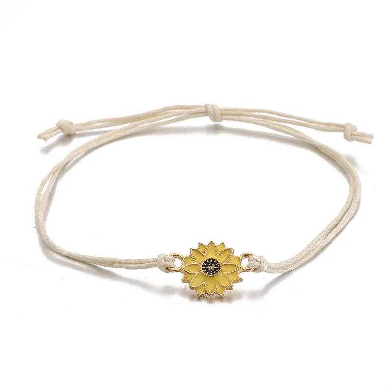 Sunflower Anklet - You are my Sunshine